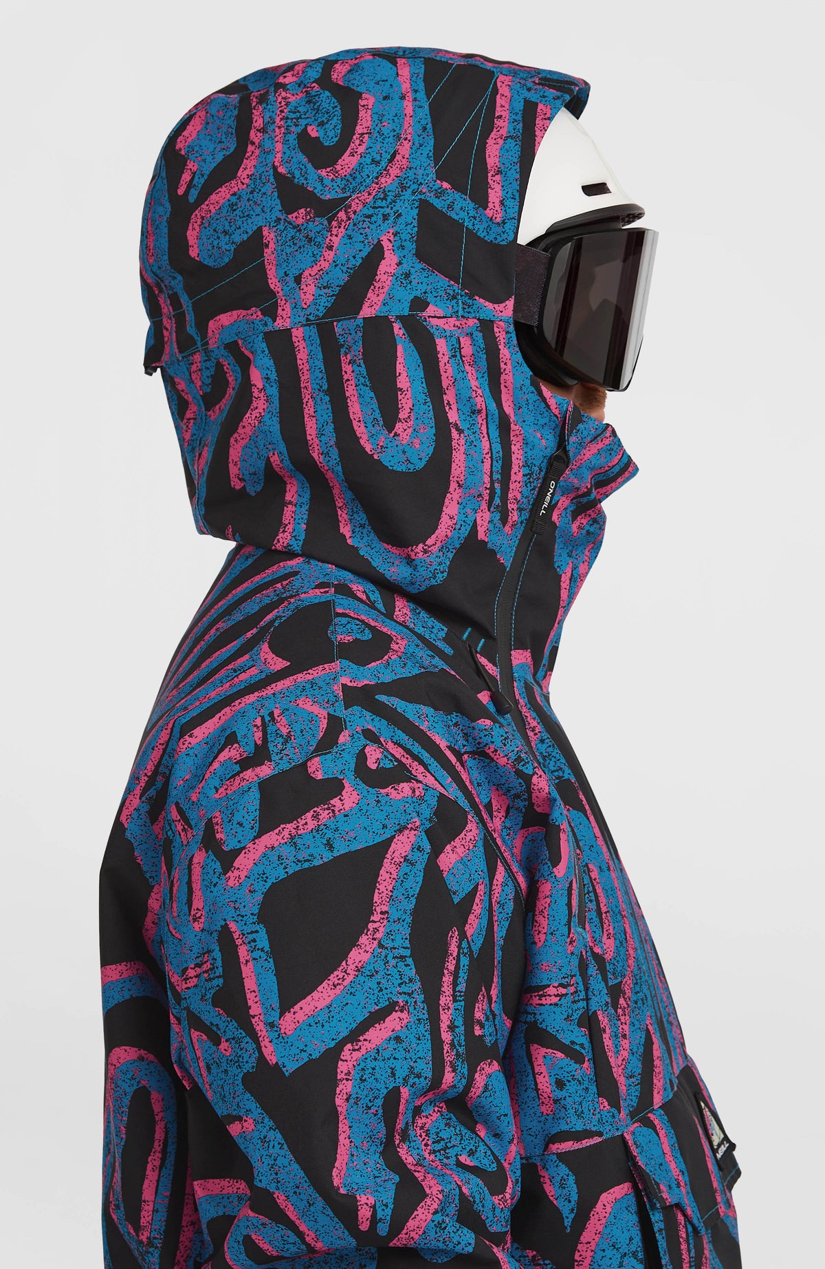 FWC'Play Asymmetric Snow Jacket | Pink Legacy