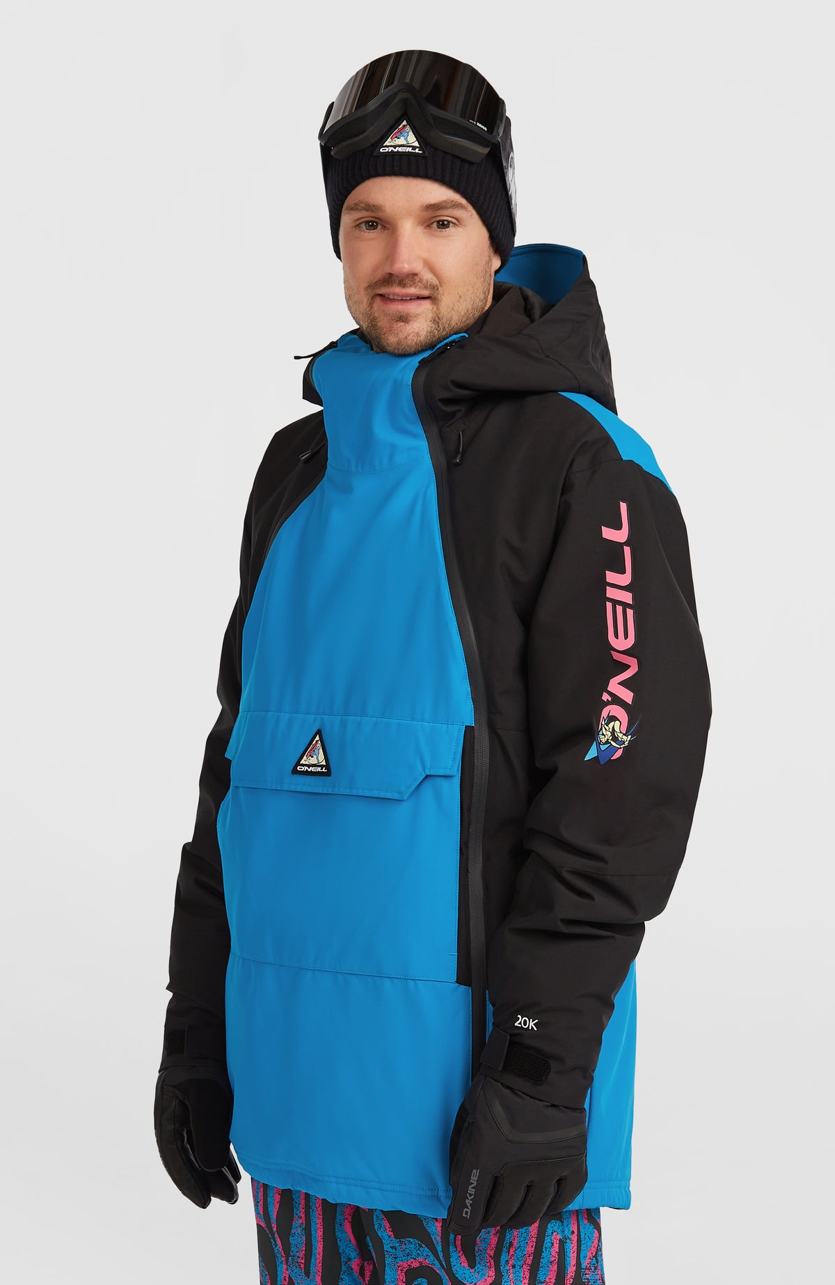 FWC'Play Asymmetric Snow Jacket | Ocean Melody Colour Block