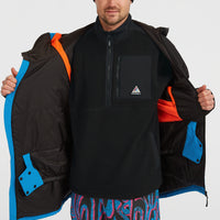 FWC'Play Asymmetric Snow Jacket | Ocean Melody Colour Block