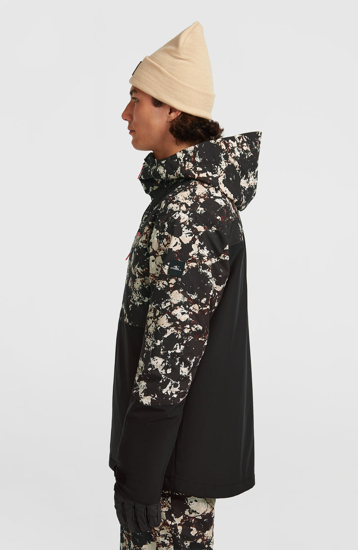 FWC'Cruz Triple Snow Jacket | Black/Beige Quarry