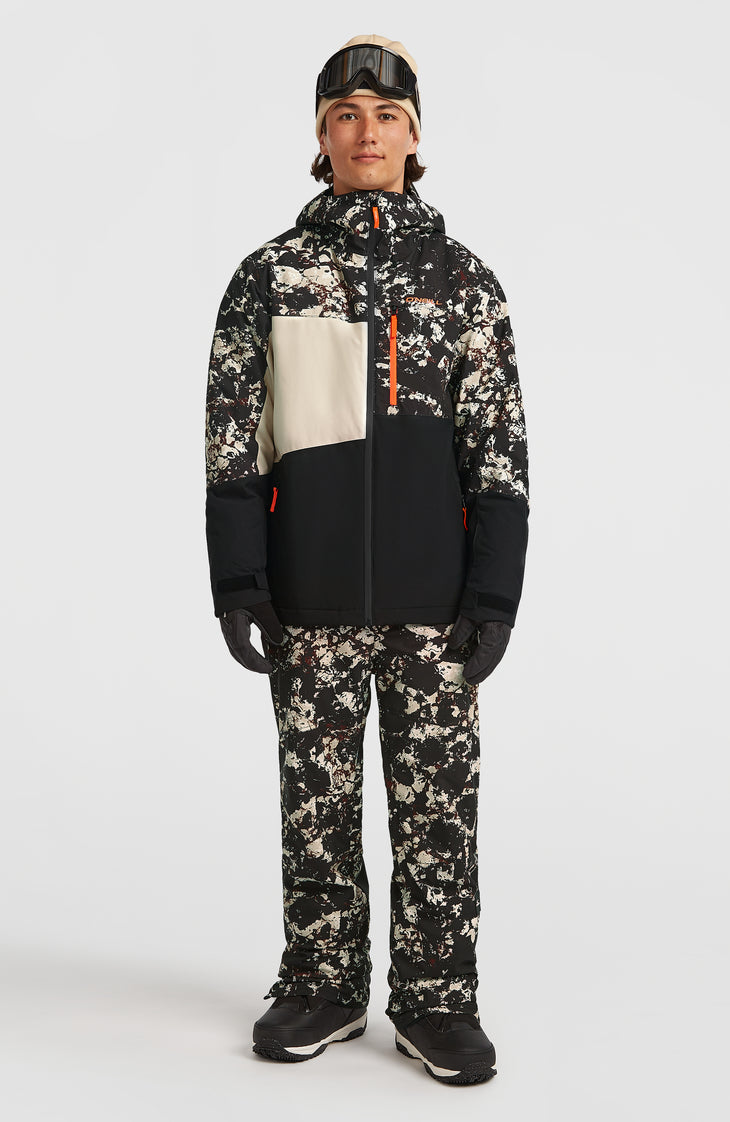 FWC'Cruz Triple Snow Jacket | Black/Beige Quarry