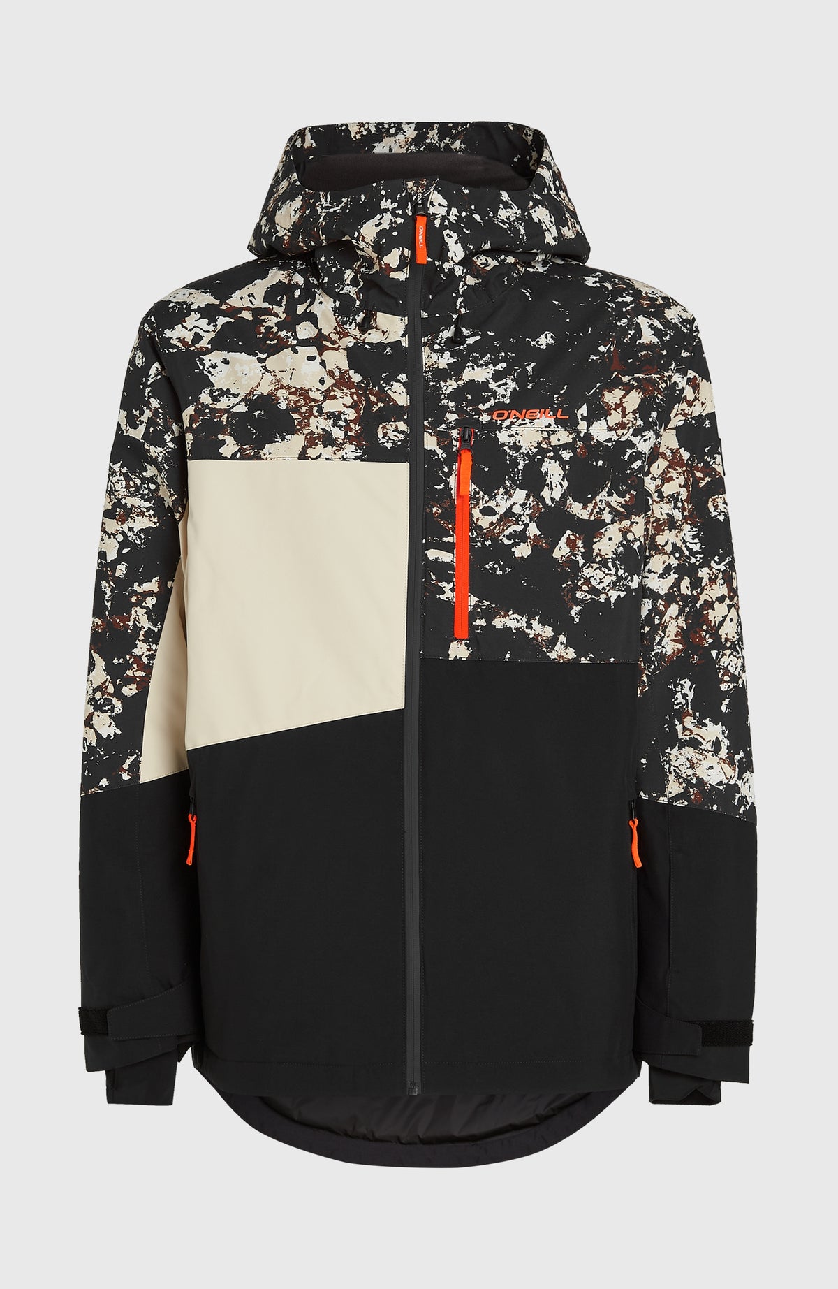 FWC'Cruz Triple Snow Jacket | Black/Beige Quarry
