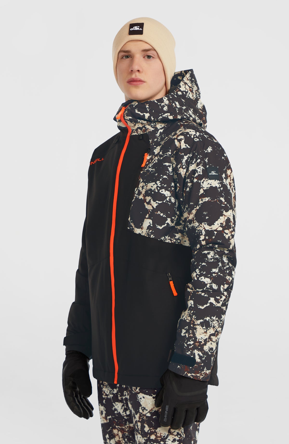 FWC'Cruz Block Snow Jacket | Black/Beige Quarry