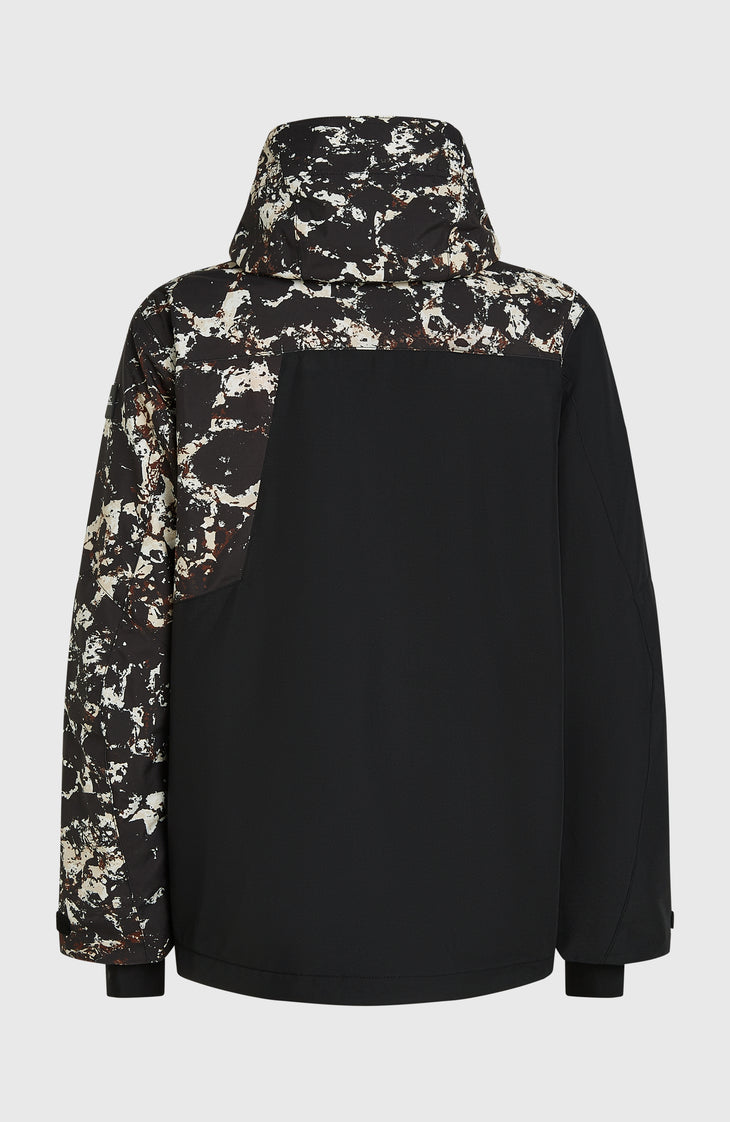 FWC'Cruz Block Snow Jacket | Black/Beige Quarry