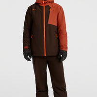 FWC'Cruz Block Snow Jacket | Coffee Bean Colour Block