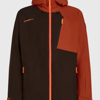 FWC'Cruz Block Snow Jacket | Coffee Bean Colour Block