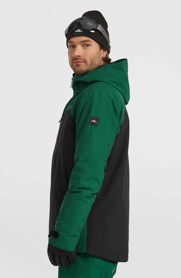 FWC'Cruz Duo Snow Jacket | Emerald Envy Colour Block