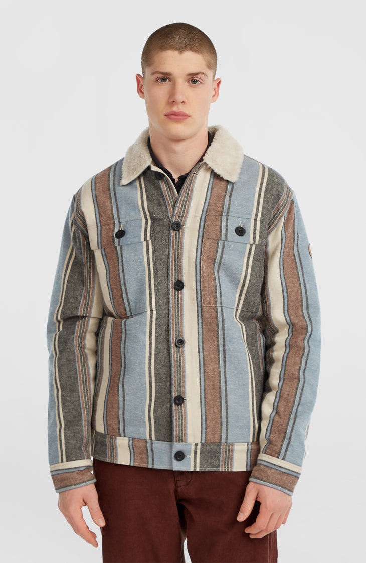 O'Riginals Fleece-Lined Jacket | Blue Vintage O'Neill Stripe