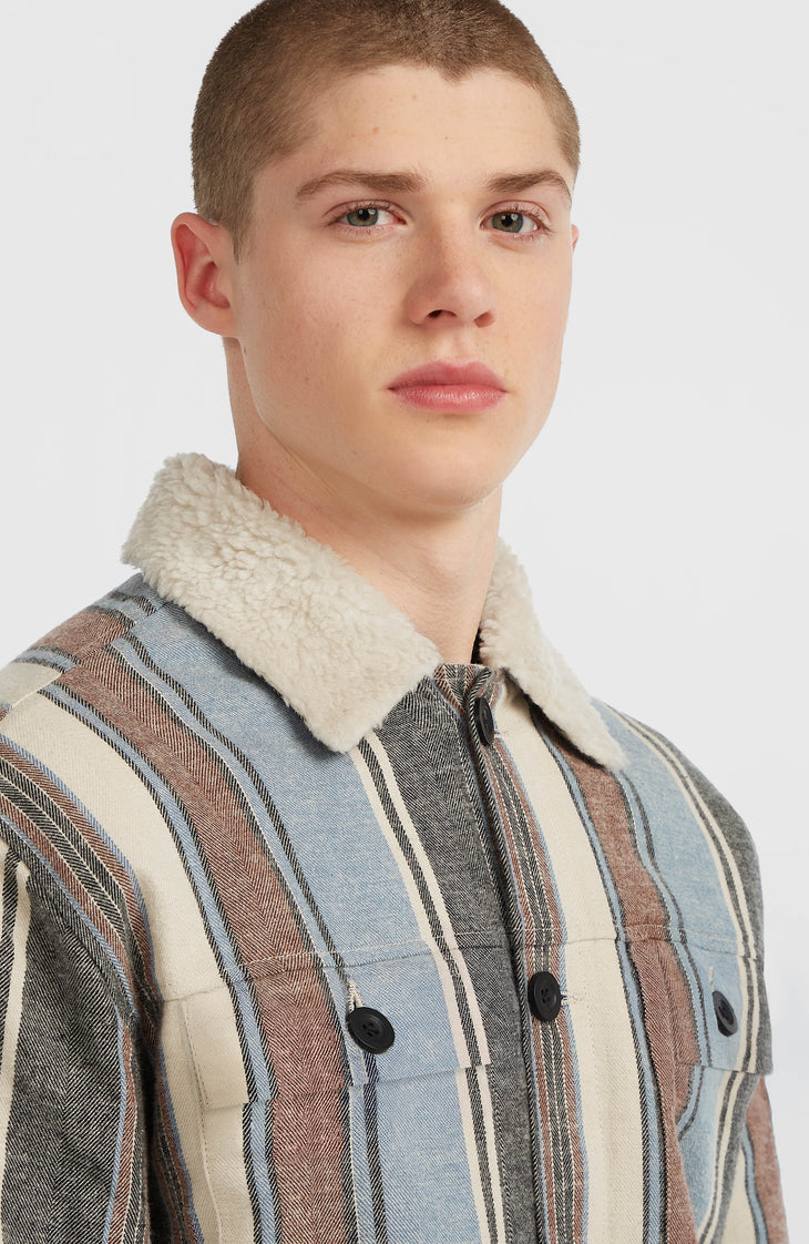 O'Riginals Fleece-Lined Jacket | Blue Vintage O'Neill Stripe