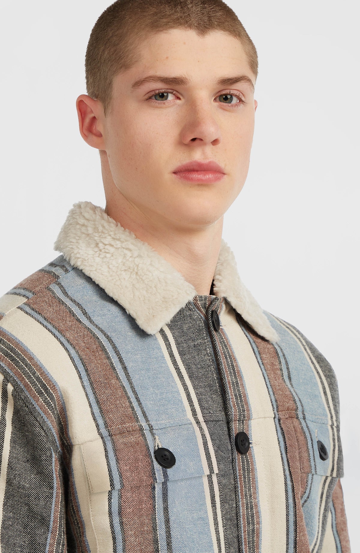 O'Riginals Fleece-Lined Jacket | Blue Vintage O'Neill Stripe