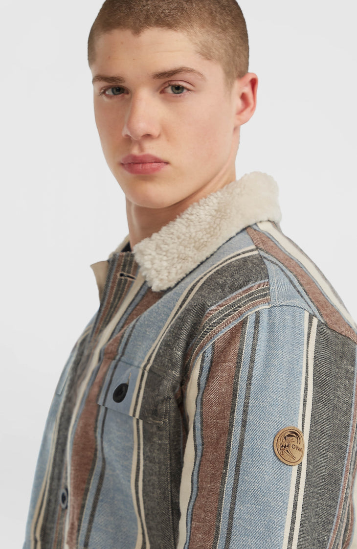 O'Riginals Fleece-Lined Jacket | Blue Vintage O'Neill Stripe