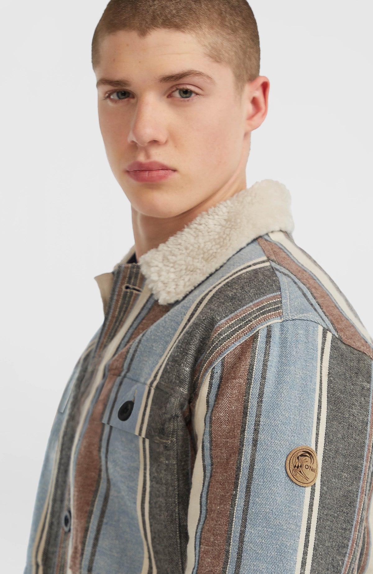 O'Riginals Fleece-Lined Jacket | Blue Vintage O'Neill Stripe