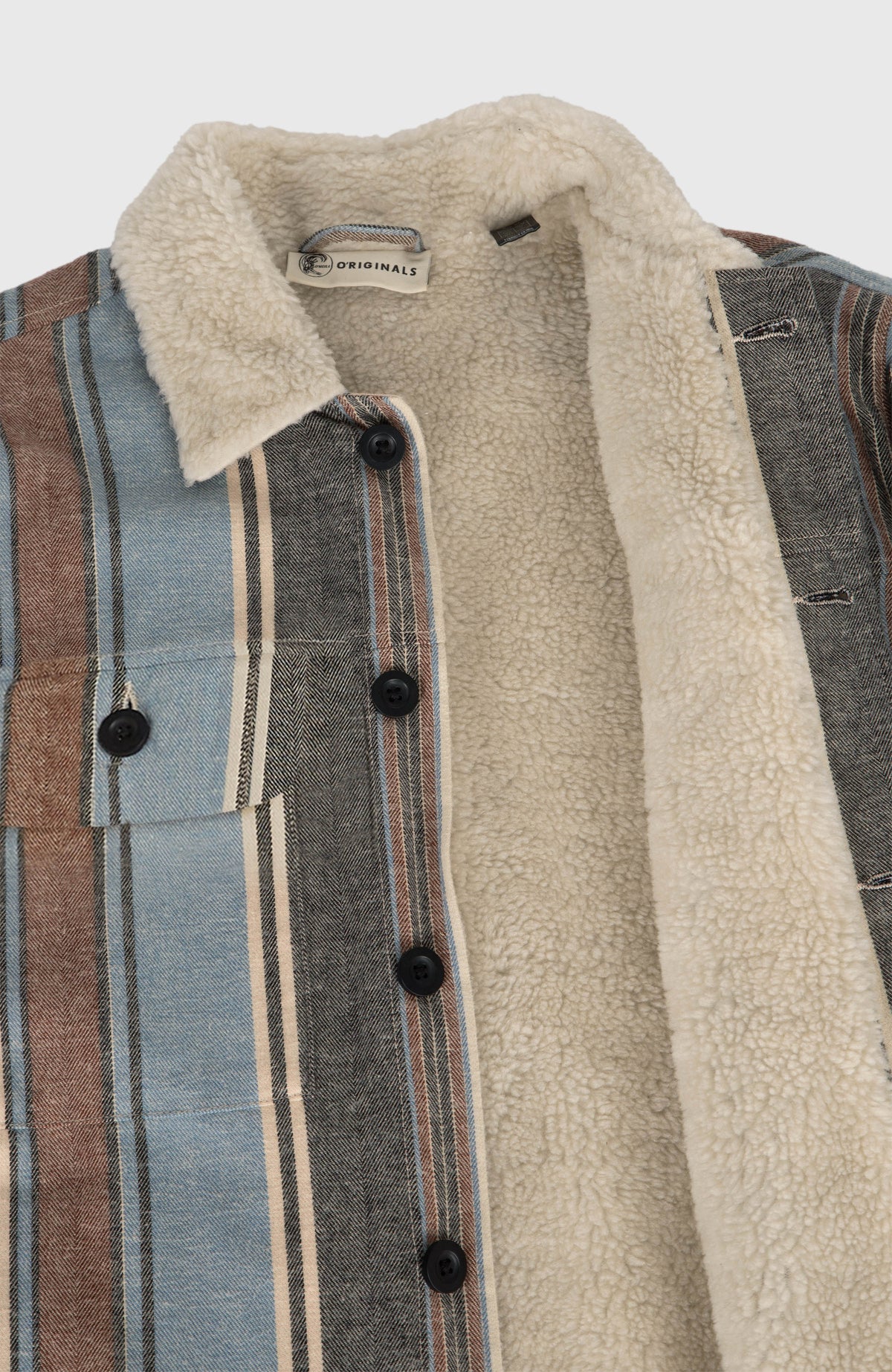 O'Riginals Fleece-Lined Jacket | Blue Vintage O'Neill Stripe