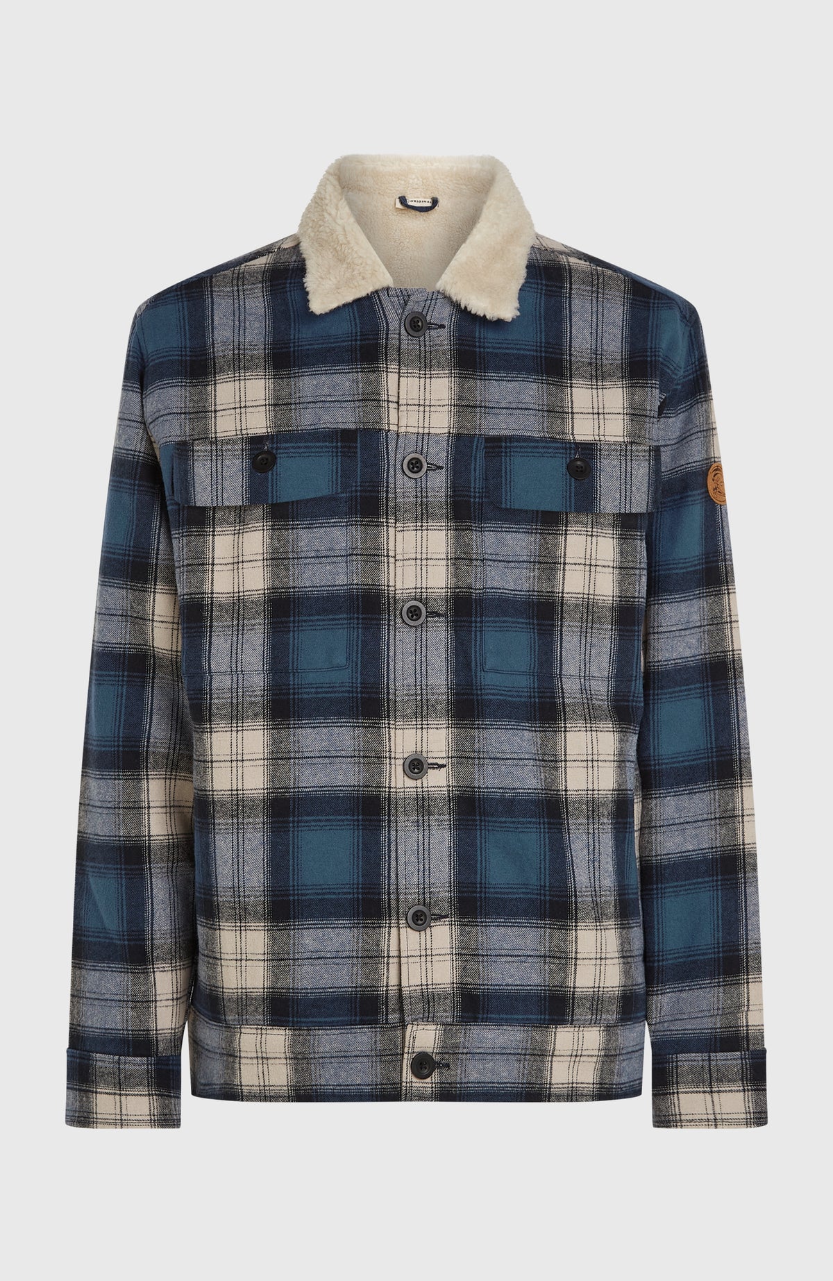 O'Riginals Fleece-Lined Jacket | Mozart Blue Check