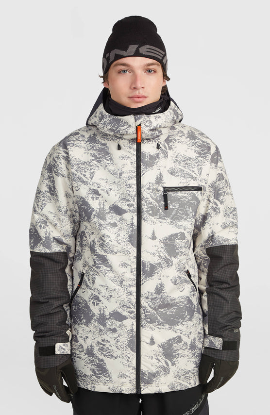 FWC'Peak Snow Jacket | Grey Mountain Landscape