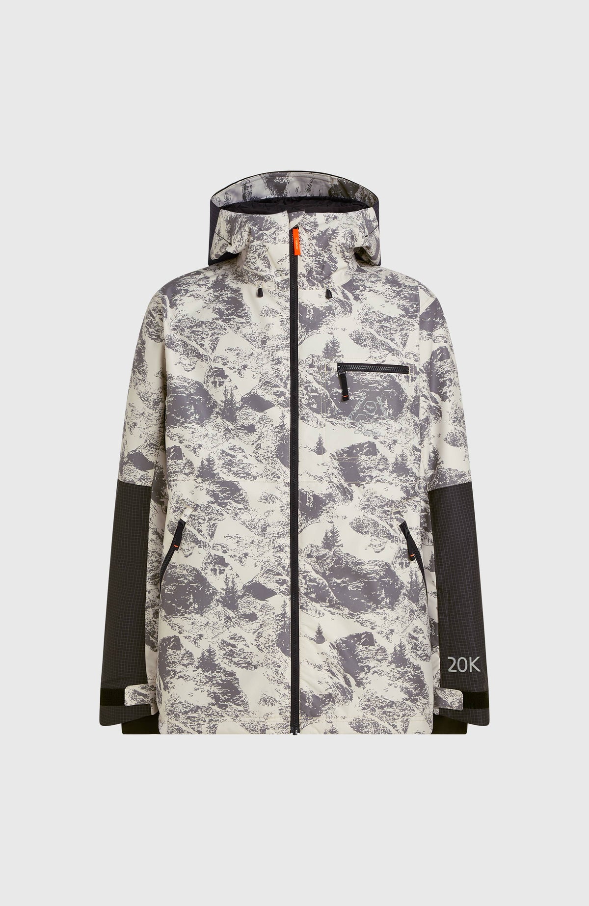 FWC'Peak Snow Jacket | Grey Mountain Landscape