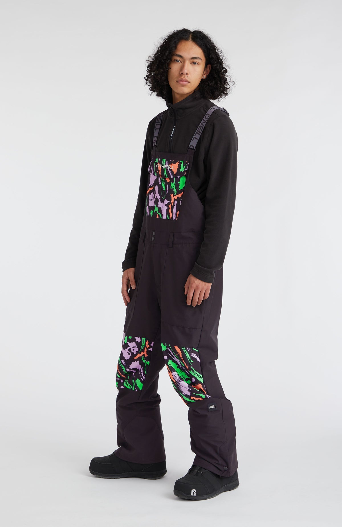 Shred Bib Snow Pants  Black Kemper Print – O'Neill UK