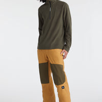 Jacksaw Snow Pants | Rich Caramel Colour block