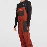 FWC'Peak Bib Snow Pants | Bonfire Colour Block
