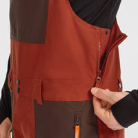 FWC'Peak Bib Snow Pants | Bonfire Colour Block