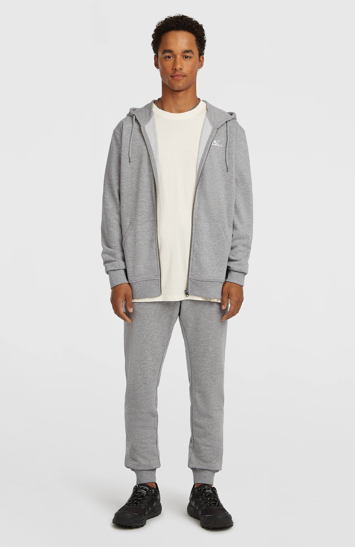 Small Logo Sweatpants | Silver Melee