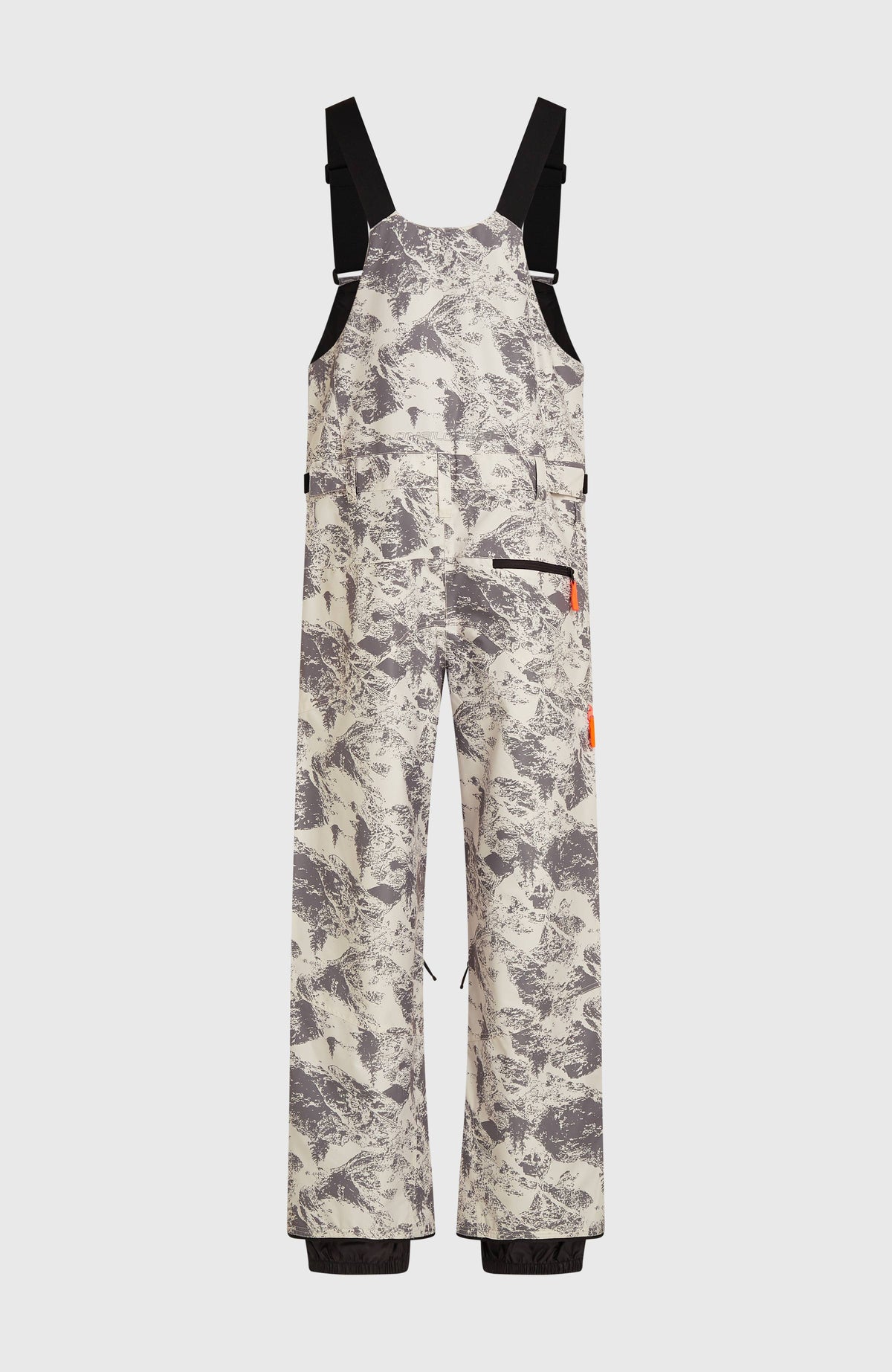 FWC'Peak Bib Snow Pants | Grey Mountain Landscape