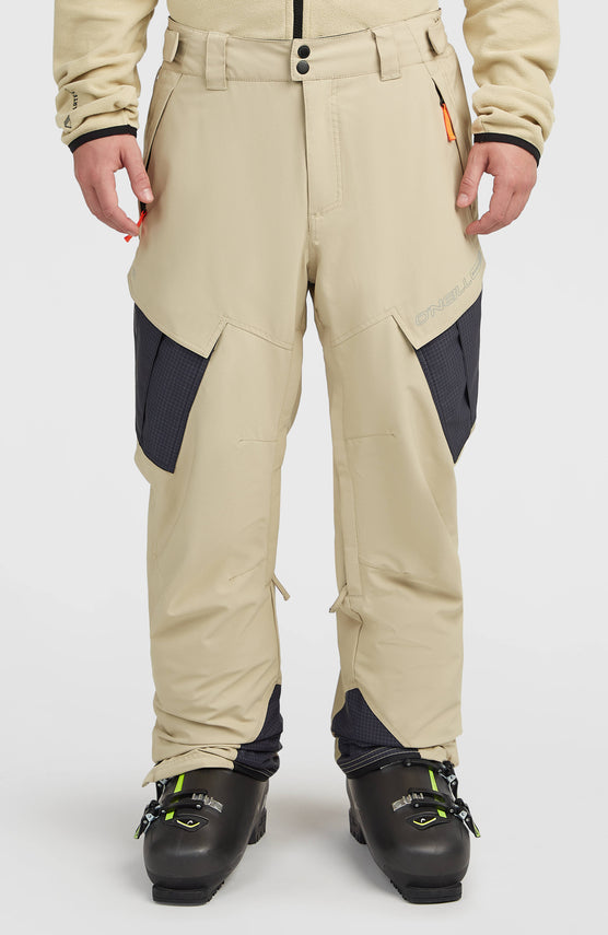 FWC'Peak Cargo Snow Pants | Olive Blush Colour Block