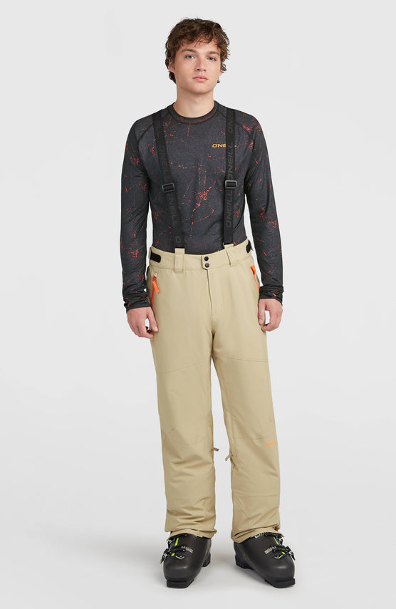 FWC'Cruz Suspender Snow Pants | Olive Blush