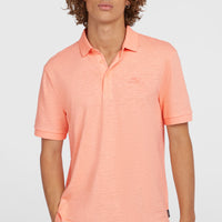 Small Logo Polo | Coral Pop