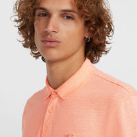 Small Logo Polo | Coral Pop