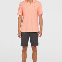 Small Logo Polo | Coral Pop