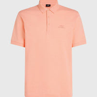 Small Logo Polo | Coral Pop