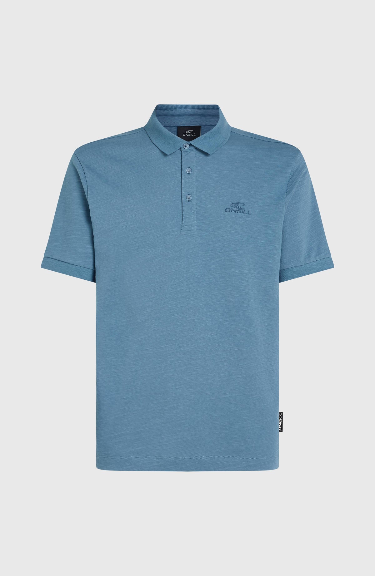 Slub Small Logo Polo | Copen Blue