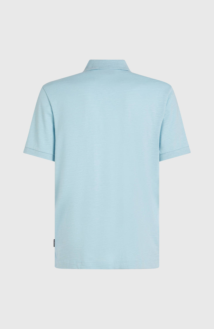 Slub Small Logo Polo | Morning Glory