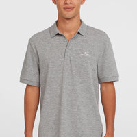 Small Logo Polo | Silver Melee