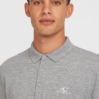 Small Logo Polo | Silver Melee