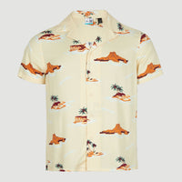 Print Shirt | Beige Lost Island