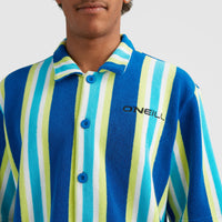 Brights Terry Shirt | Blue Towel Stripe