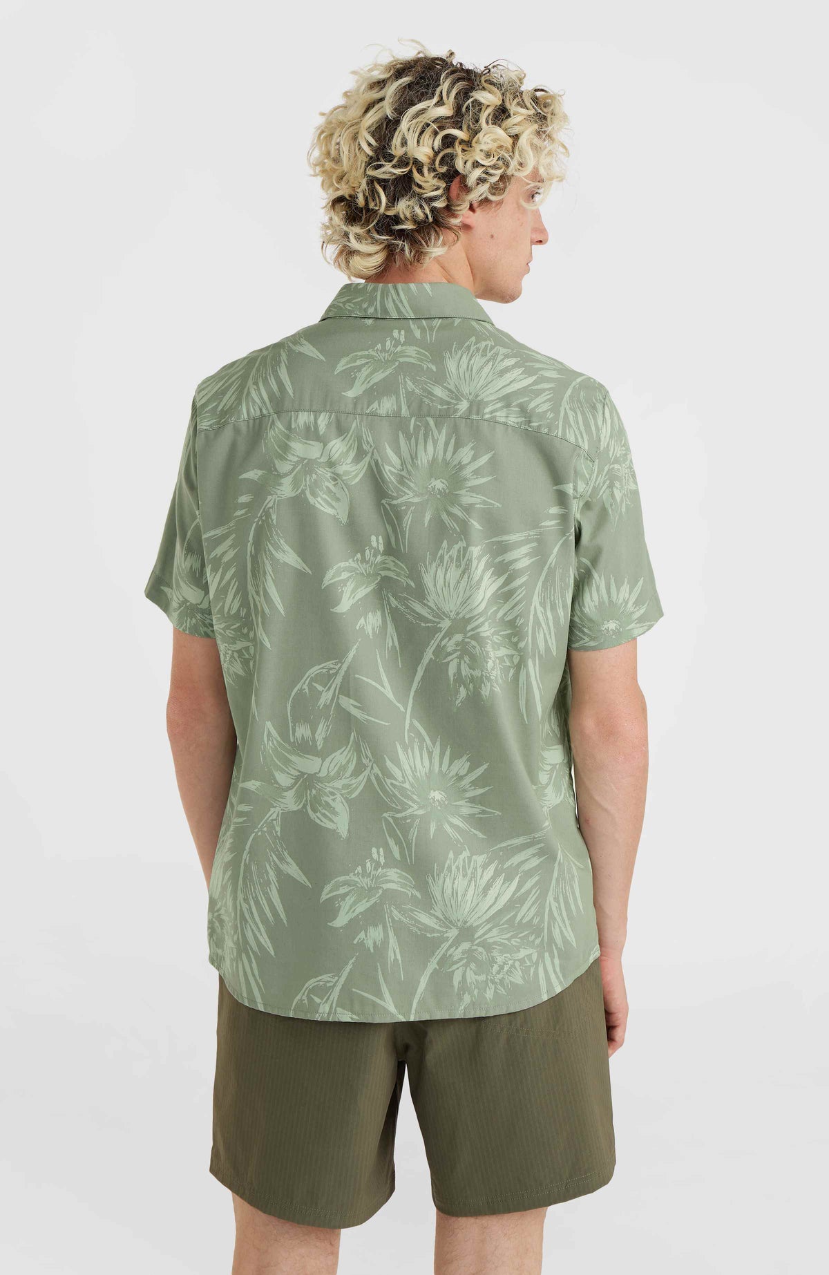 Mix and Match Floral Shirt | Green Tonal Tropicana