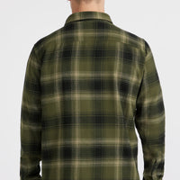 Flannel Check Shirt | Green Check Small