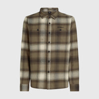 Flannel Check Shirt | Brown Check Small