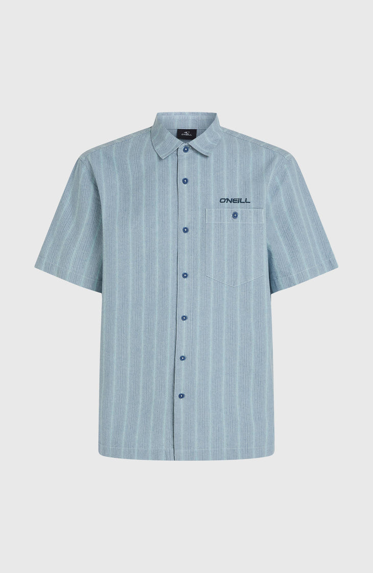 Jacquard Stripe Shirt | Blue Cali Stripe