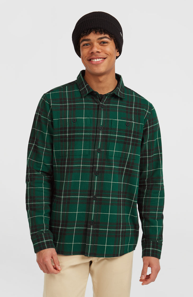 Must-Have Flannel Shirt | Green Flannel Check