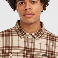 Must-Have Flannel Shirt | Beige Flannel Check