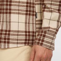 Must-Have Flannel Shirt | Beige Flannel Check