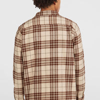 Must-Have Flannel Shirt | Beige Flannel Check