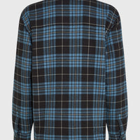 Must-Have Fleece-Lined Shirt | Blue Flannel Check