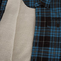 Must-Have Fleece-Lined Shirt | Blue Flannel Check