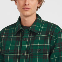 Must-Have Fleece-Lined Shirt | Green Flannel Check