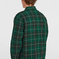 Must-Have Fleece-Lined Shirt | Green Flannel Check